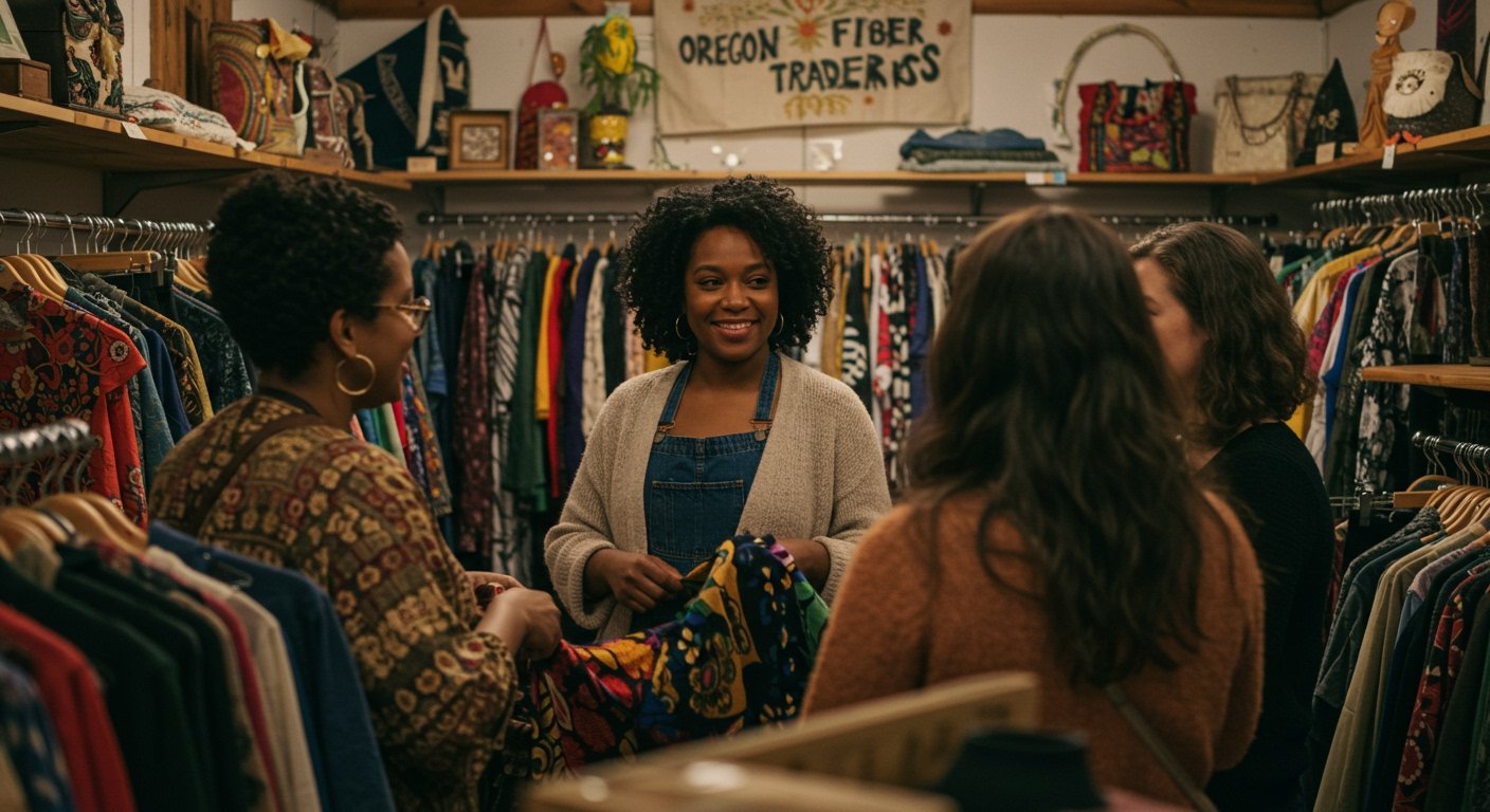 Beyond Retail: Oregon Fiber Traders Weaves Community Through Second Hand Fashion