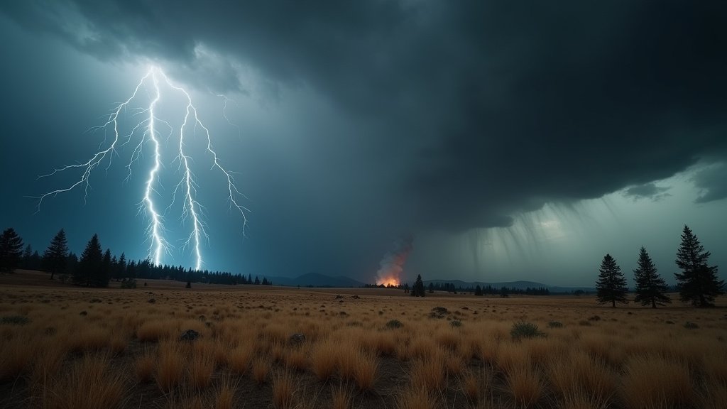 Central Oregon Braces for Fire Danger as Dry Lightning Looms