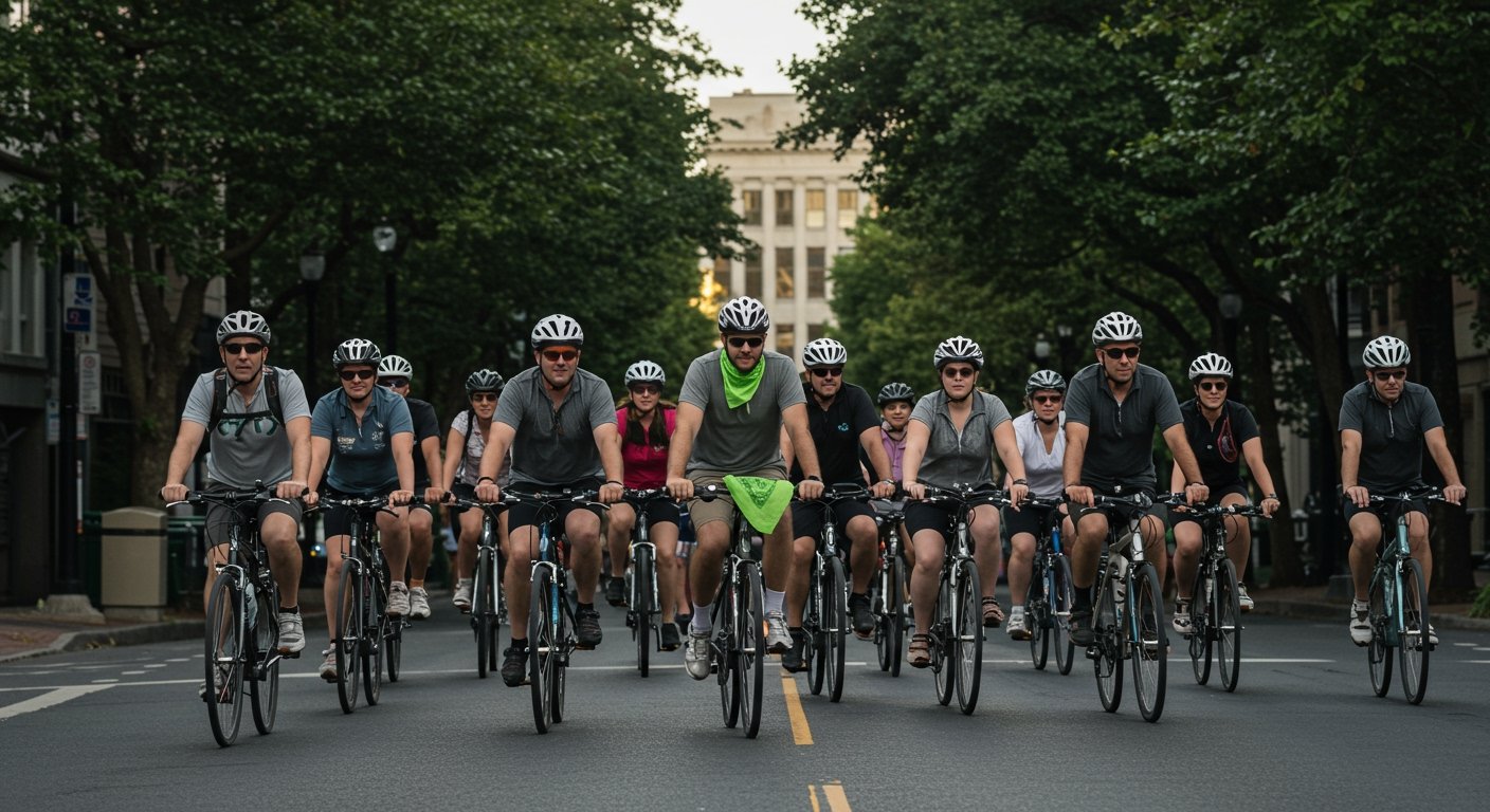 Portland Launches Monthly City Bike Bus Series for Sustainable Commuting