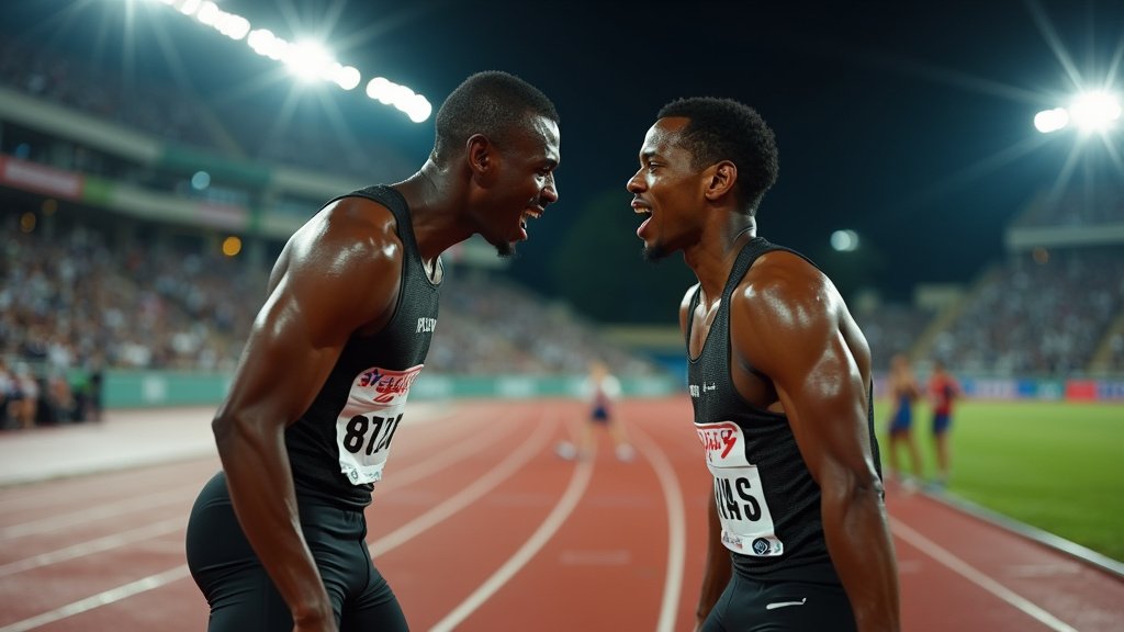 Post-Race Altercation: Lyles Triumphs in 200m Amidst Confrontation with Bednarek at U.S. Nationals