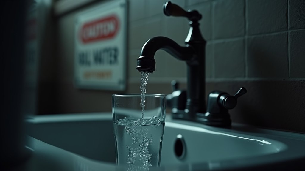 Symbolic image of a person boiling water during a city wide boil water advisory in an eastern Oregon community